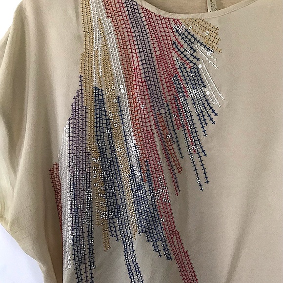 Petticoat Alley Sequin Blouse - Picture 3 of 5